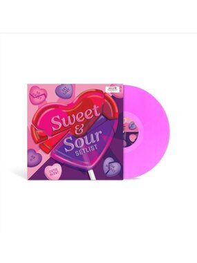 Sweet And Sour Setlist Valentines Day Transparent Pink Vinyl LP Target Exclusive